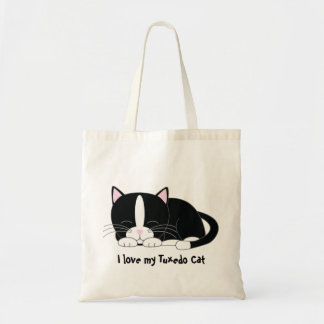 Bolso De Tela Gatito soñoliento {smoking}
