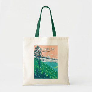Bolso De Tela Gatlinburg Tennessee Ilustracion Travel Art
