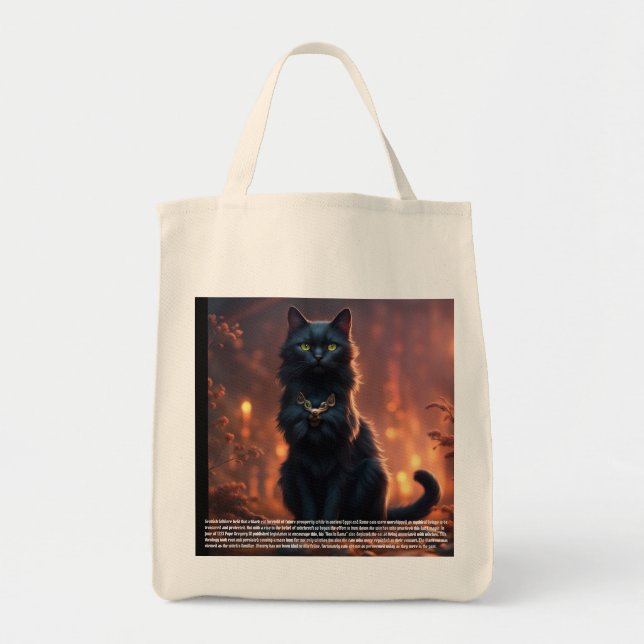 Bolso De Tela Gato (Frente)