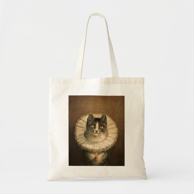 Bolso De Tela Gato (Frente)