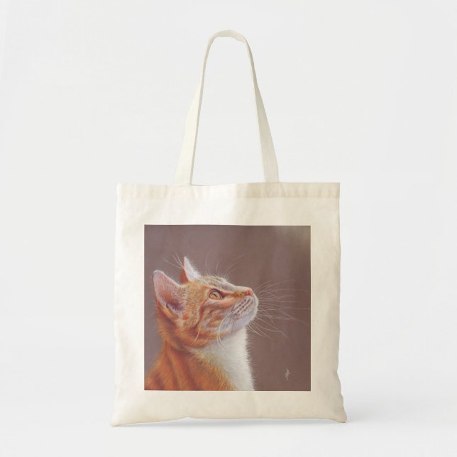 Bolso De Tela Gato  (Frente)