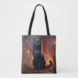 Bolso De Tela Gato