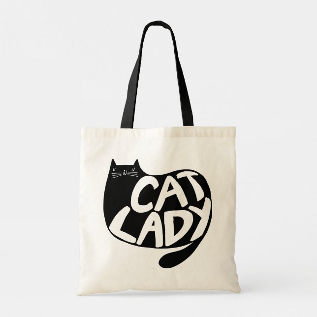 Bolso De Tela Gato (Reverso)