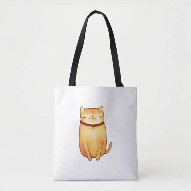 Bolso De Tela Gato (Anverso)