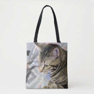Bolso De Tela Gato