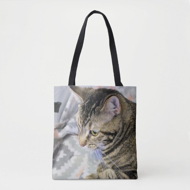 Bolso De Tela Gato (Anverso)