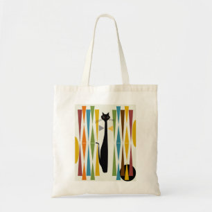 Bolso De Tela Gato 2 de arte MidMod