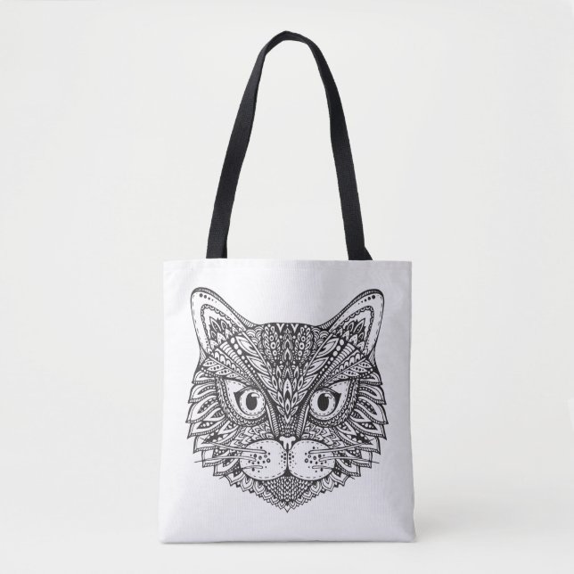 Bolso De Tela Gato 3 del estilo (Anverso)
