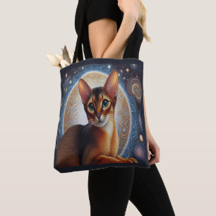 Bolso De Tela Gato abissiniano artístico, gatito abysiniano mode