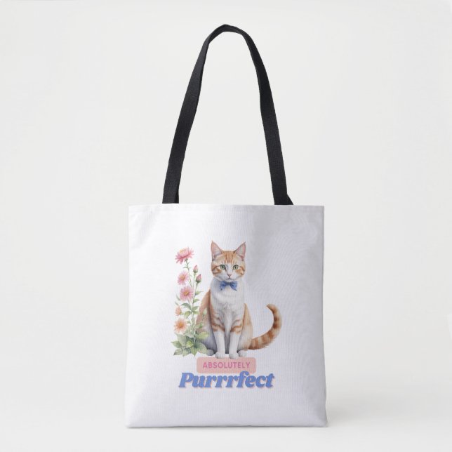 Bolso De Tela Gato "absolutamente perfecto" (Anverso)