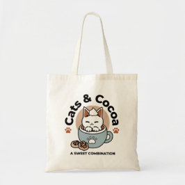Bolso De Tela Gato adorable en diseño de vacaciones de peluche -
