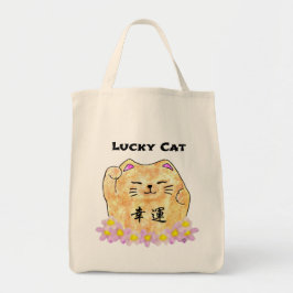 Bolso De Tela Gato afortunado (Maneki Neko) - "Gato afortunado"