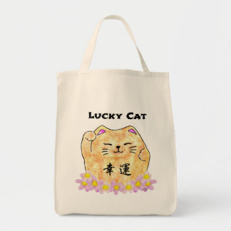 Bolso De Tela Gato afortunado (Maneki Neko) - "Gato afortunado"