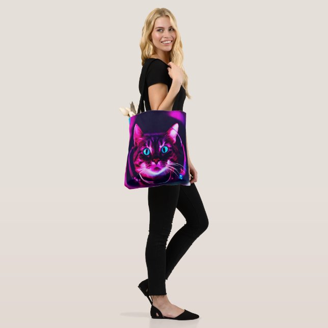 Bolso De Tela gato astronauta (Puesto)