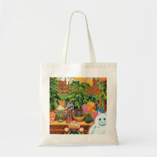 Bolso De Tela Gato Botánico De Louis Wain
