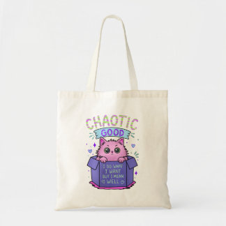 Bolso De Tela Gato Caótico Bueno | Hago lo que Quiero