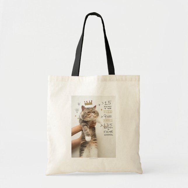 Bolso De Tela Gato Celeberity del Internet (Frente)