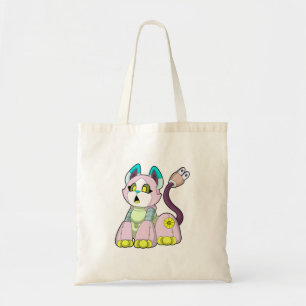 Bolso De Tela Gato como robot