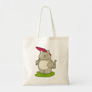 Bolso De Tela Gato con paraguas
