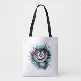 Bolso De Tela Gato con una sonrisa.