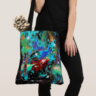 Bolso De Tela Gato Cósmico Lambda