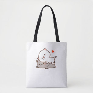 Bolso De Tela Gato cutáneo mochi