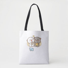 Bolso De Tela Gato cutáneo mochi