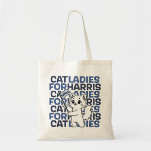 Bolso De Tela Gato Damas para Kamala Harris por la presidencia 2