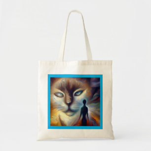 Bolso De Tela Gato de animal espiritual 3
