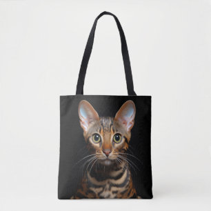 Bolso De Tela Gato de Bengala