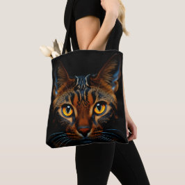 Bolso De Tela Gato de Bengala