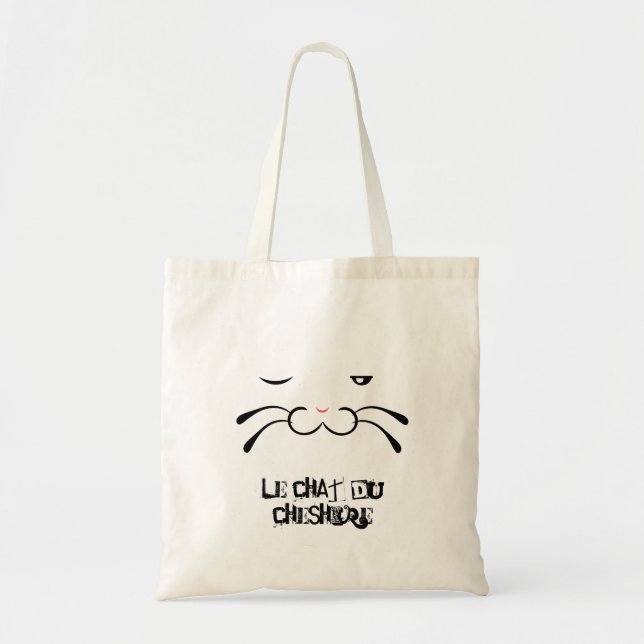 Bolso De Tela Gato de Cheshire (Frente)