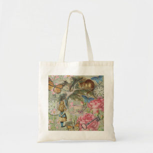 Bolso De Tela Gato de Cheshire de Alicia Jardín del Árbol de Won