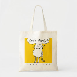 Bolso De Tela Gato de Dibujos Animados Divertido Quiere Tener un