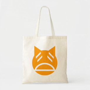 Bolso De Tela Gato de Emoji cansado