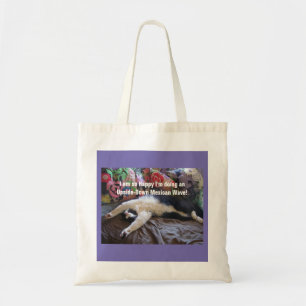 Bolso De Tela Gato de esmoquin divertido lindo Ola mexicana gato