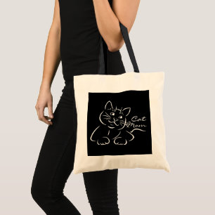 Bolso De Tela Gato de Guay de mamá de gato