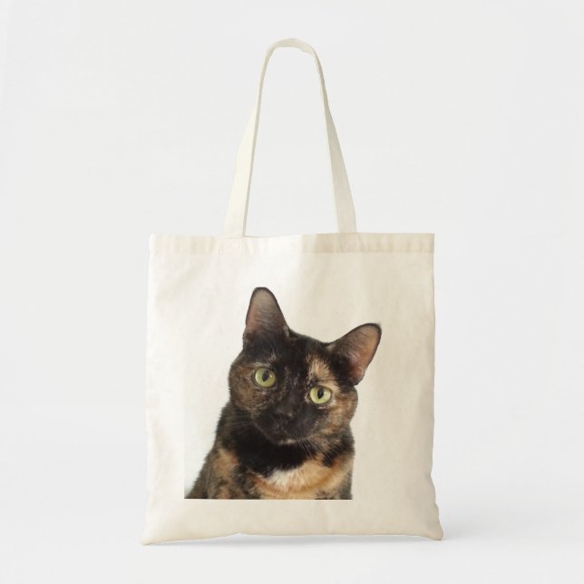 Bolso De Tela Gato de la concha (Frente)