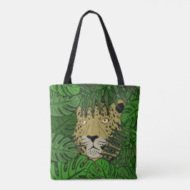 Bolso De Tela Gato de la jungla #2