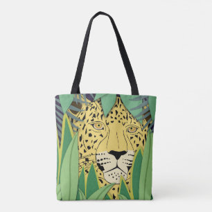 Bolso De Tela Gato de la jungla #4