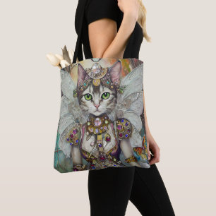 Bolso De Tela Gato de la Reina de la Nieve de la Brigada del Ala