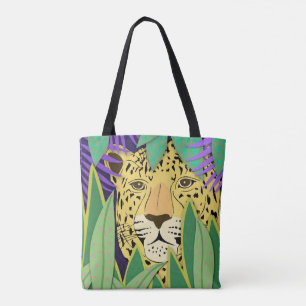 Bolso De Tela Gato de selva