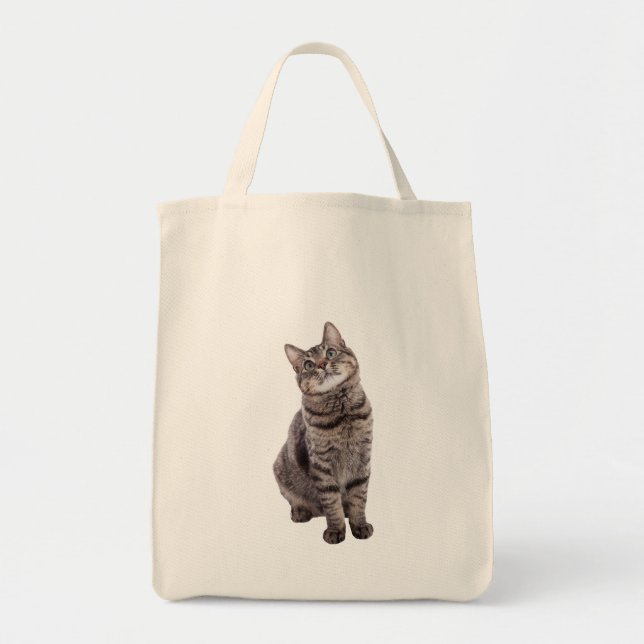 Bolso De Tela Gato de tabla de corte (Frente)