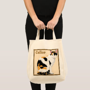 Bolso De Tela Gato de Tres Colores Comestibles Personalizados