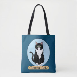 Bolso De Tela Gato de Tuxedo