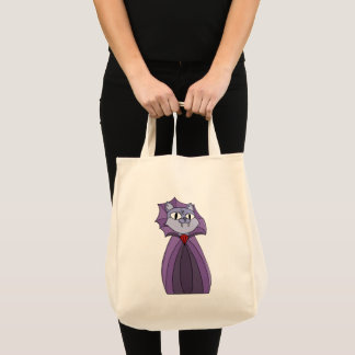 Bolso De Tela Gato de vampiro en Cabo Púrpura