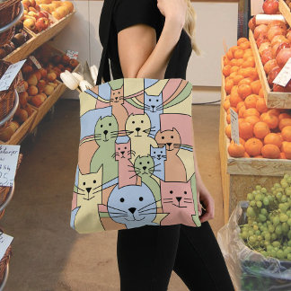 Bolso De Tela Gato de Whisker Wonders