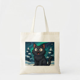 Bolso De Tela Gato de Yule islandés de Navidad