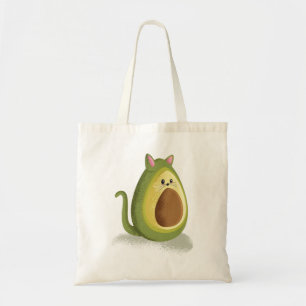Bolso De Tela Gato del aguacate