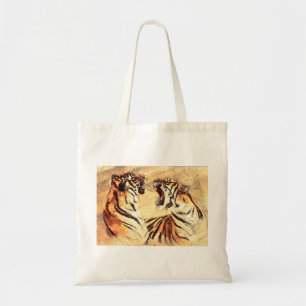 Bolso De Tela Gato del tigre de Bengala felino mamífero salvaje 